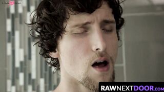 RawNextDoor.com - Scotty Zee and Ian Greene's steaming shower bareback encounter