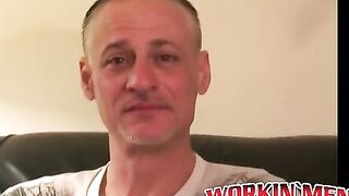 Hairy amateur playfully teases his cock and jizzes big loads