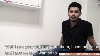SayUncleNetwork.com - Straight Latino's passionate cock sucking before raw anal pound