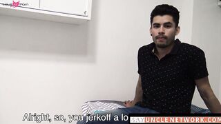 SayUncleNetwork.com - Straight Latino's passionate cock sucking before raw anal pound