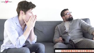 SayUncleNetwork.com - Bearded daddy fucks his jock stepson deep and raw after intense