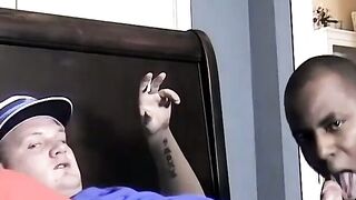 JoeSchmoeXXX.com - Chubby straight guy Chez enjoys raw anal sex with a black dude