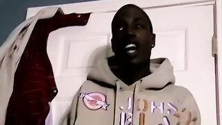 JoeSchmoeXXX.com - Handsome black stud J Bone jerks out a huge white load