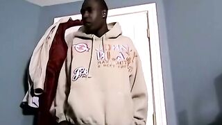 JoeSchmoeXXX.com - Handsome black stud J Bone jerks out a huge white load