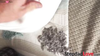 Stepdaughter Casey Ballerini jizzed on after fucking stepdad