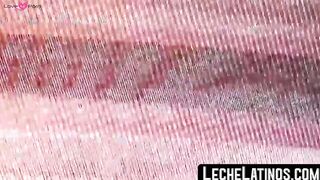 LecheLatinos.com - Young Latino's passionate POV blowjob and breeding session