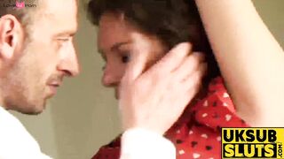 UKSubSluts.com - Ava Austen's hard and rough butt banging by Pascal with pain