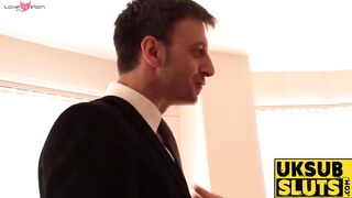 UKSubSluts.com - Horny teen Tina Kay's awesome fuck with others and fun