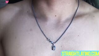 Innocent stud Jota exposes his uncut dick and masturbates in front of me
