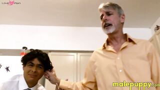 Stepdad Richard Lennox got an ear fetish domination over his stepson Julian Jaden