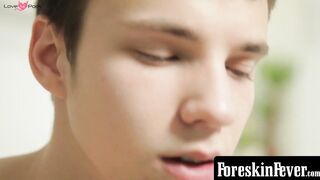 ForeskinFever.com - Raw anal session follows boyfriend's eager cock-sucking