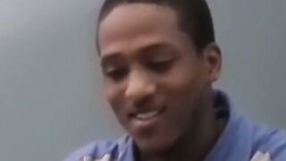 Black amateur stud masturbates for the camera and cums hard