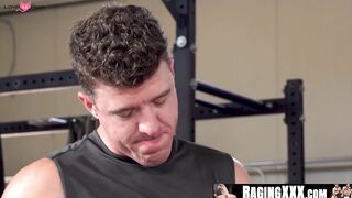 RagingXXX.com - Post-workout passion turns into a gay anal fuck fest
