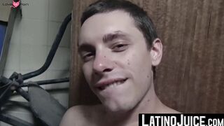 Sensual guy Uber became a slave to intense ass pounding from two horny strangers