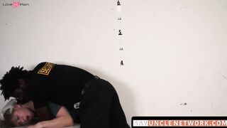 SayUncleNetwork.com - Twink perp's ass punished with a rough interracial barebacking