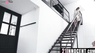 21Innocent.com - Sweet babe Nicole Love takes a huge boner in her tight asshole