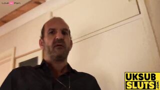 UKSubSluts.com - Hot redhead Monica Bollocksy's drilling and spanking with pleasure