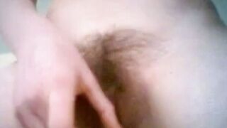 German Amateur's Hairy Masturbation Webcam Show