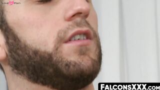 FalconsXXX.com - Four muscular studs enjoy a wild raw anal foursome sexcapade