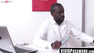 VividPassword.com - Seductress' wild interracial threesome with huge ebony dicks