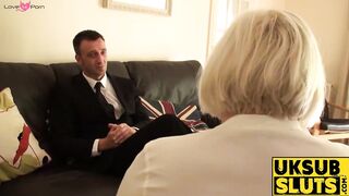 UKSubSluts.com - Sex therapist Lacey Star's granny ass fucking with expertise