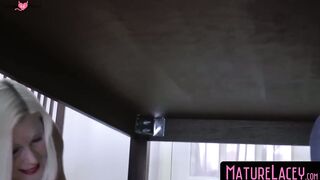 MatureLacey.com - Photographer GILF's lesbian model fucking and toy play session