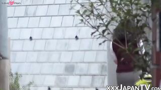 Japanese babes being sharked by brazen voyeurs