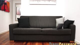 Asian tranny slut banged hard with a huge meaty dick