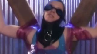 PussyCatsLatex.com - Busty vintage lesbians bound for costumed torment