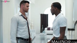 MaleNoir.com - Interracial anal fuck fest with hunks Beau Reed and Deep Dic going har