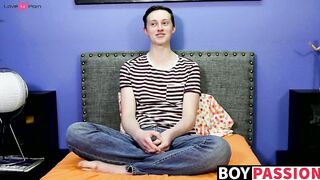 Toy plowing through his own hole after the interview