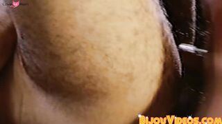 This classic scene features Francis Ellie fondling my cock until it becomes hard