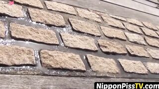 NipponPissTV.com - Japanese babes filmed peeing all around town in public