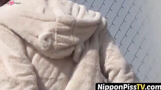 NipponPissTV.com - Japanese babes filmed peeing all around town in public