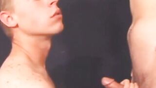 Str8Seduction.com - Good looking homo swallows amateur boyfriends cock vigorously