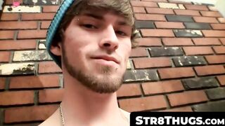 Str8Thugs.com - Twink Dakota's floor-spattering cum shot after a heated jerk off sess