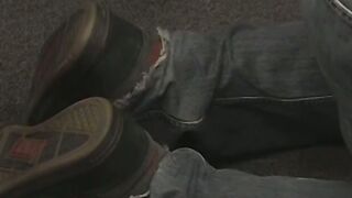 Petite teen Nevin Scott enjoys passionate kissing before BJ