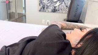 Lacey Jane - My attractive sister wants to sleep in my bed while somewhat nude.