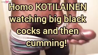 Homo Kotilainen loves young dominant black guys and their BBC.