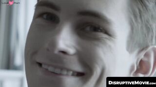 DisruptiveMovie.com - Twinks Hoss Kado and Levi Rhodes cover jock Kyle Connors' face