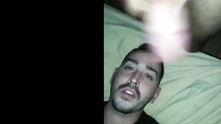 Hunk Latin Amateur Blowjob