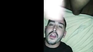 Hunk Latin Amateur Blowjob
