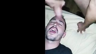 Hunk Latin Amateur Blowjob