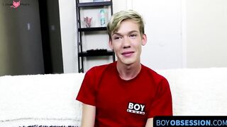 BoyObsession.com - Tyler Thayer's hot solo jerking off performance fun