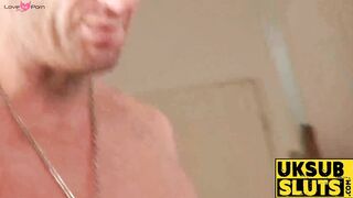 UKSubSluts.com - Tattooed Tallulah's tight anus nailed roughly with passion