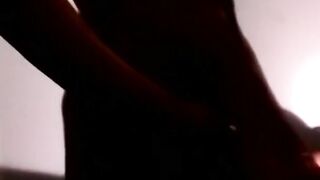 Amateur black dude strips and jacks off his raging cock