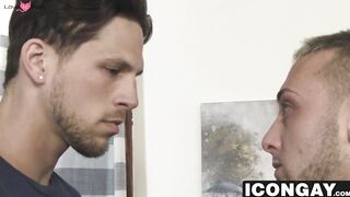 Hunks Roman Todd and Billie Ramos have dick riding session