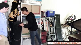 SayUncleNetwork.com - Shoplifting jock's ass gets rimmed and banged to avoid charges