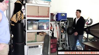 SayUncleNetwork.com - Shoplifting jock's ass gets rimmed and banged to avoid charges