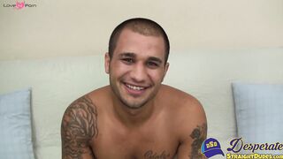 Straight Latinos Rafael and Alex  are sucking dicks for the first time